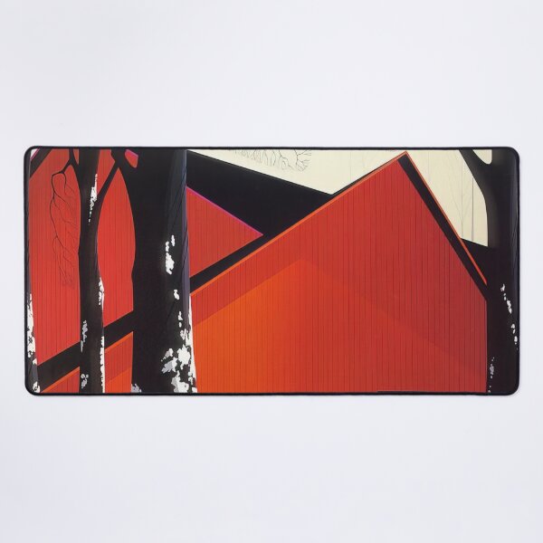 Item preview, Eyvind Earle - The Great Red Barn designed and sold by meldefiart.