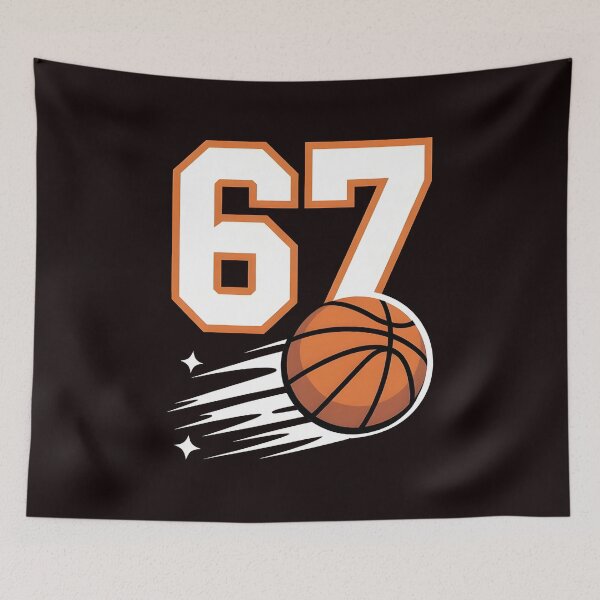 Item preview, 67 Basketball Six Seven – Basketball Player Meme Design designed and sold by Redgiant87x.