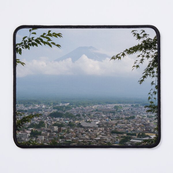 Item preview, View of Mount Fuji and Fujiyoshida City in Japan designed and sold by WorldScenery.