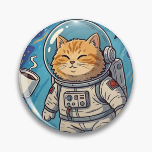 Item preview, Need More Space For Coffee - Chat Cosmonaute Humour designed and sold by Magounette.