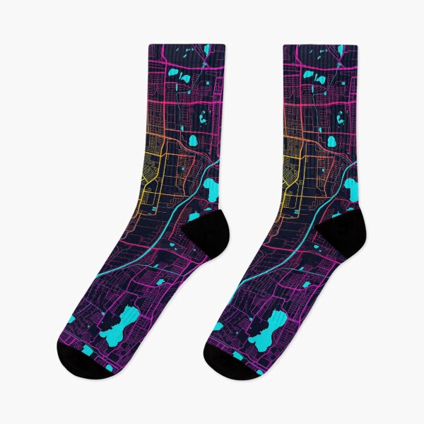Item preview, Subang Jaya City Map of Selangor, Malaysia - Neon designed and sold by deMAP.