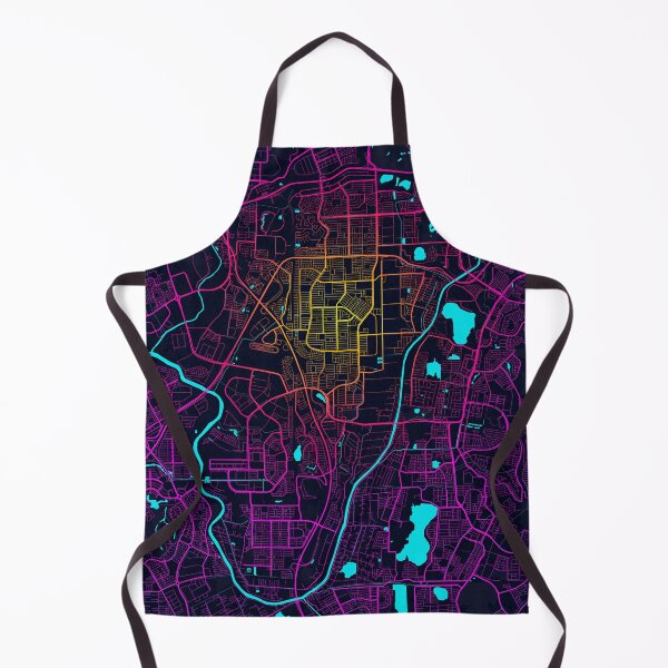 Item preview, Subang Jaya City Map of Selangor, Malaysia - Neon designed and sold by deMAP.
