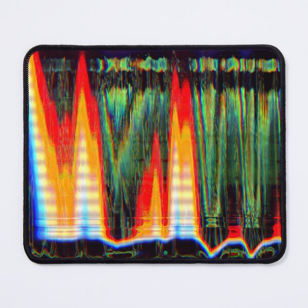 Item preview, Cyber Flames - Abstract Glitch Art with Fire Effect designed and sold by ArtBuk.