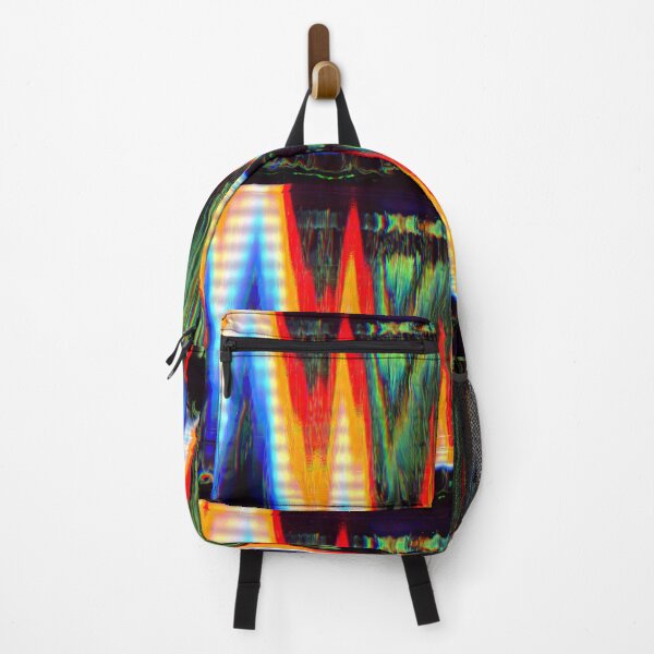 Item preview, Cyber Flames - Abstract Glitch Art with Fire Effect designed and sold by ArtBuk.