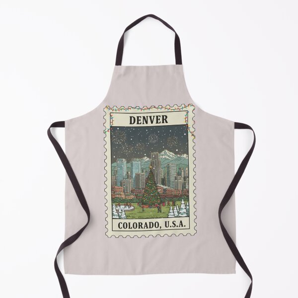 Item preview, Vintage Christmas Colorado Denver USA Stamp designed and sold by allaboutstamps.
