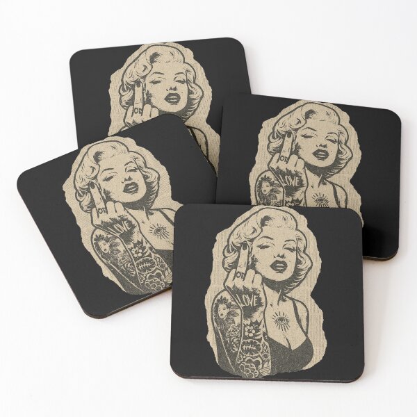 Item preview, Vintage Rebel Pin-Up Maryline Monroe – Attitude & Ink designed and sold by HAAR00.