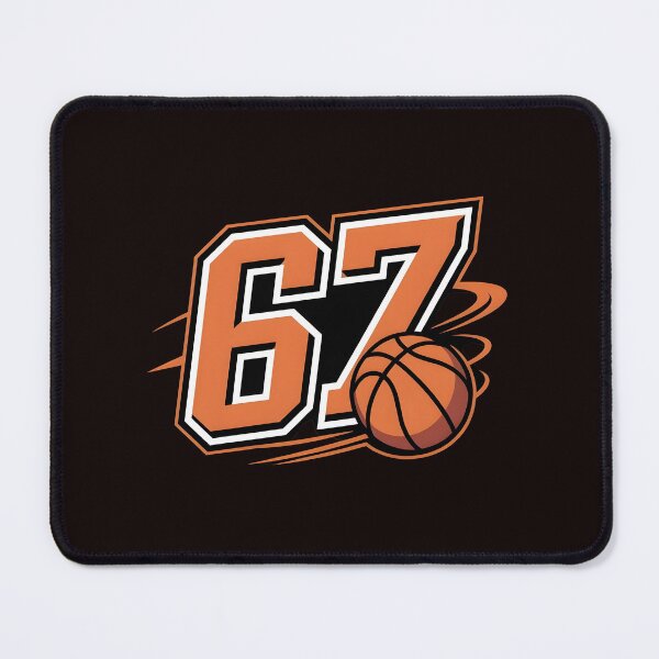 Item preview, 67 Basketball Six Seven – Meme Style Basketball Fan Art designed and sold by Redgiant87x.