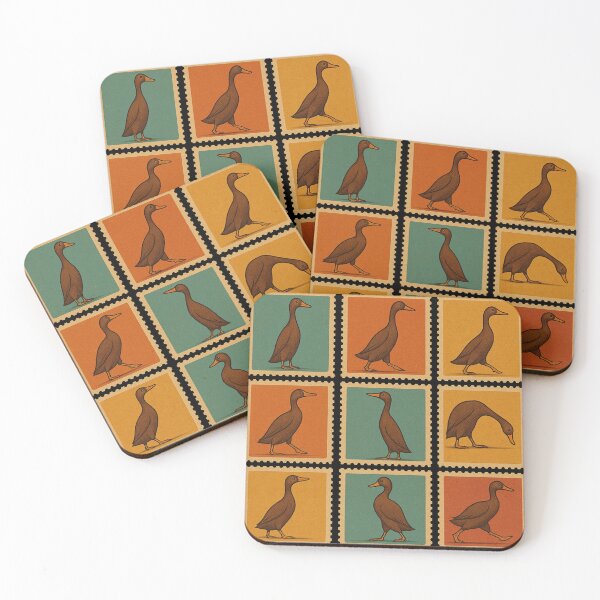 Item preview, Whimsical Retro Art Indian Runner Ducks designed and sold by Galskap.