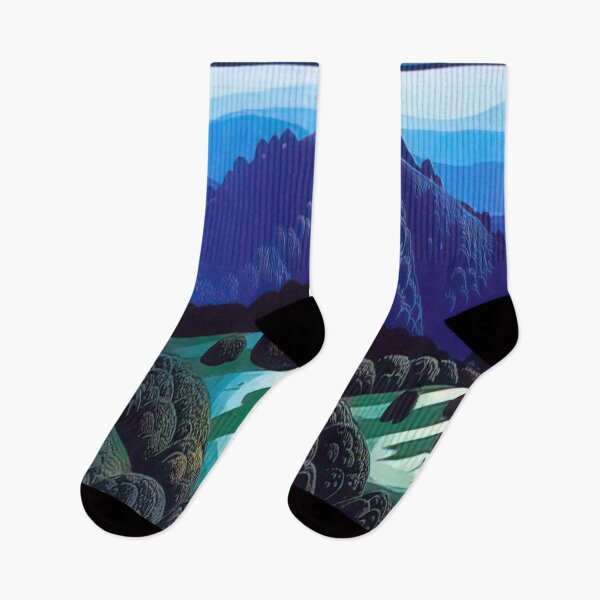 Item preview, Eyvind Earle - Three Fields And A Mountain designed and sold by meldefiart.