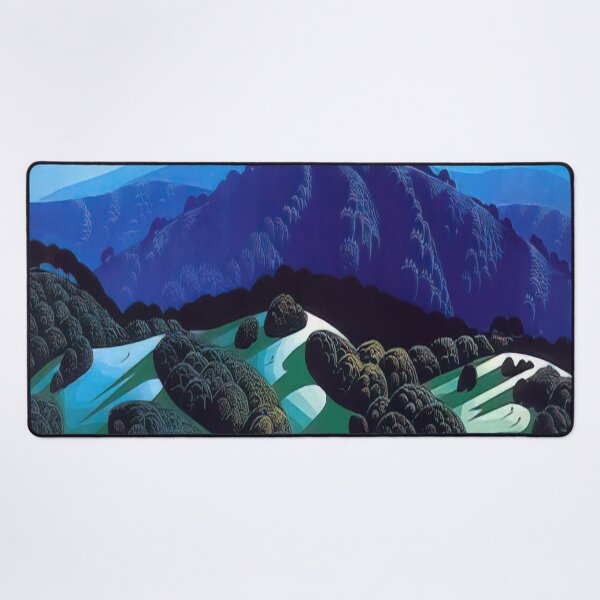 Item preview, Eyvind Earle - Three Fields And A Mountain designed and sold by meldefiart.