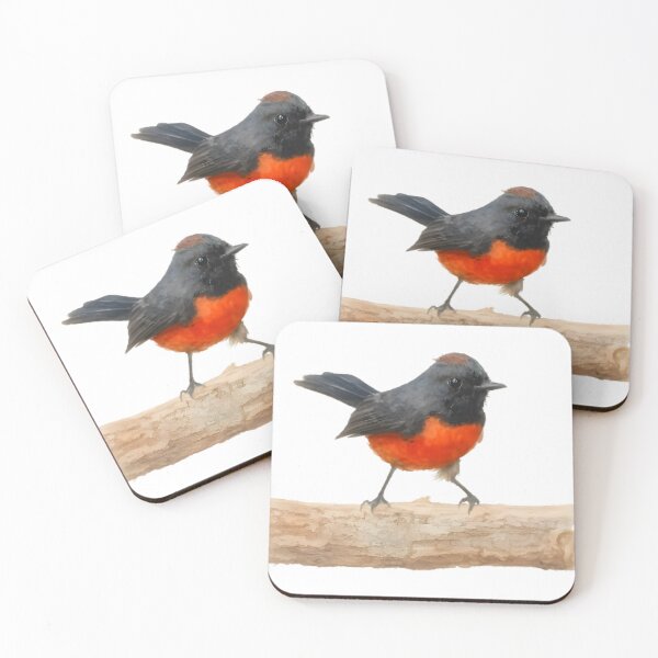 Item preview, Slate-throated Redstart (Myioborus miniatus) designed and sold by HOMETOWN86.
