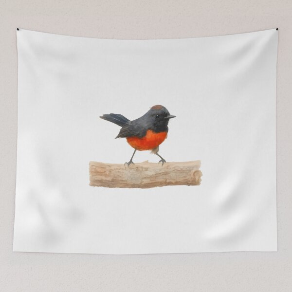 Item preview, Slate-throated Redstart (Myioborus miniatus) designed and sold by HOMETOWN86.