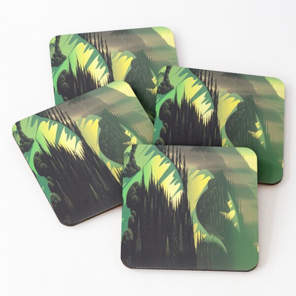 Item preview, Eyvind Earle - Three Pastures By The Sea designed and sold by meldefiart.