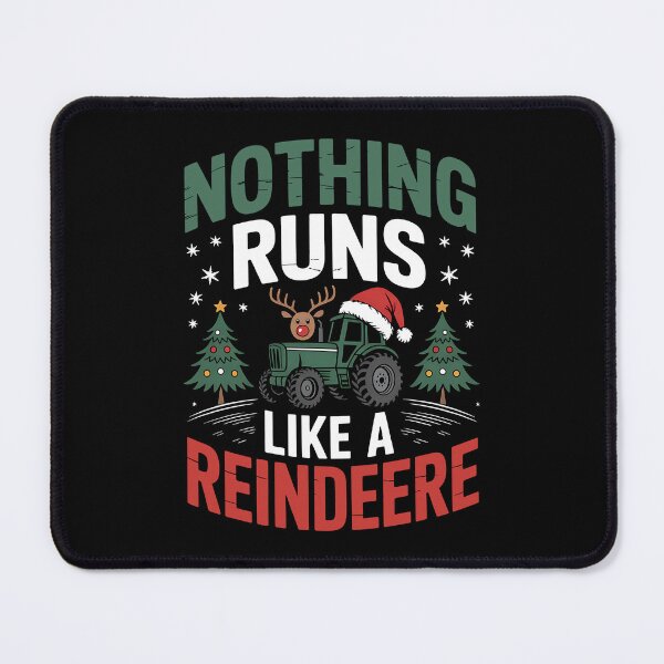 Item preview, Christmas Tractor Farm Nothing Runs Like A Reindeer Xmas designed and sold by BakeryDozen.