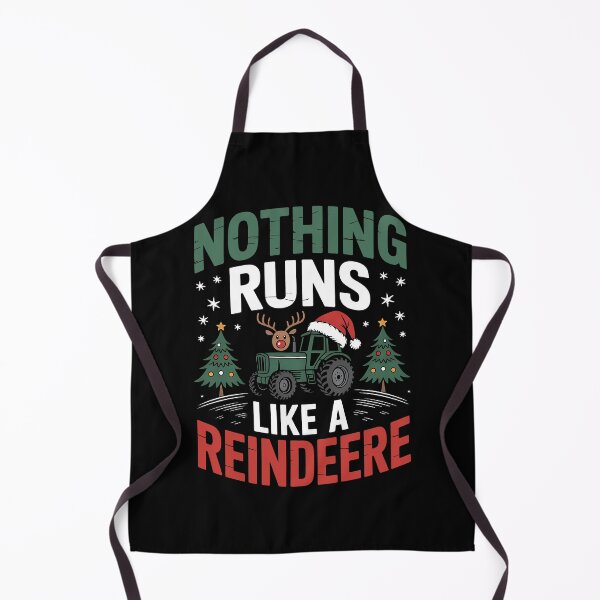 Item preview, Christmas Tractor Farm Nothing Runs Like A Reindeer Xmas designed and sold by BakeryDozen.