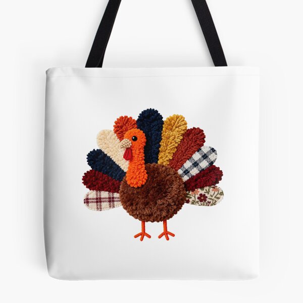 Item preview, Crochet Turkey Preppy Cute Colorful Soft Pattern  designed and sold by barrycantre11.