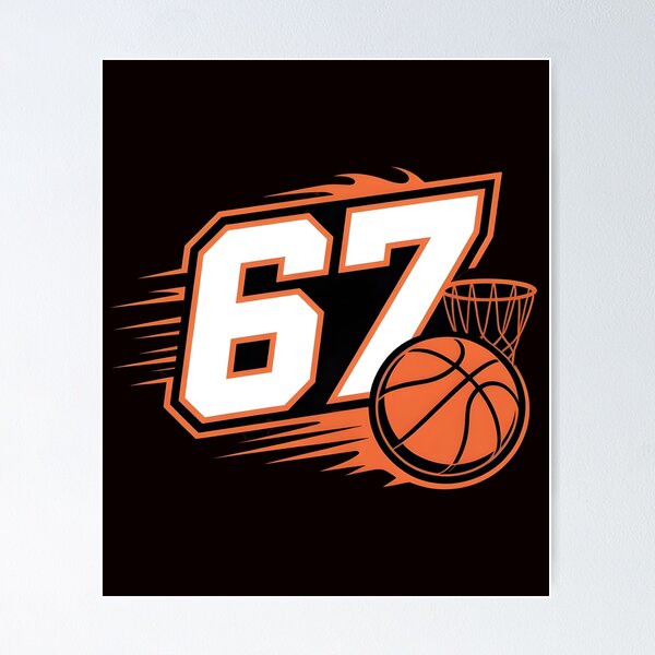 Item preview, 67 Basketball Six Seven – Funny Meme for Basketball Players designed and sold by Redgiant87x.
