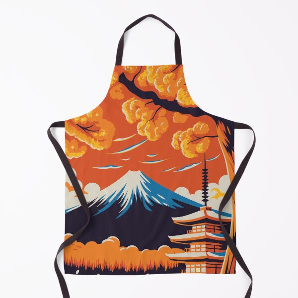 Item preview, Autumn Fuji Dream – Mount Fuji in Vibrant Fall Colors designed and sold by Drawings Project.