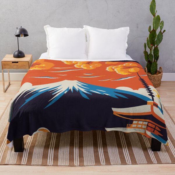 Item preview, Autumn Fuji Dream – Mount Fuji in Vibrant Fall Colors designed and sold by Drawings Project.