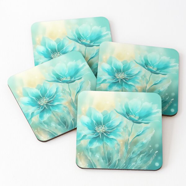Item preview, Turquoise Flower Dream designed and sold by CalmnessbyChoice.
