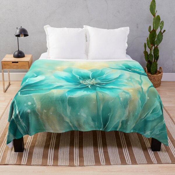 Item preview, Turquoise Flower Dream designed and sold by CalmnessbyChoice.