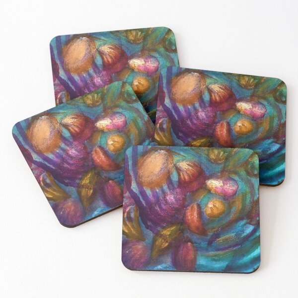 Item preview, Seashells Dissolving in the Sea of ​​Abstraction designed and sold by Marzena Salwowska.
