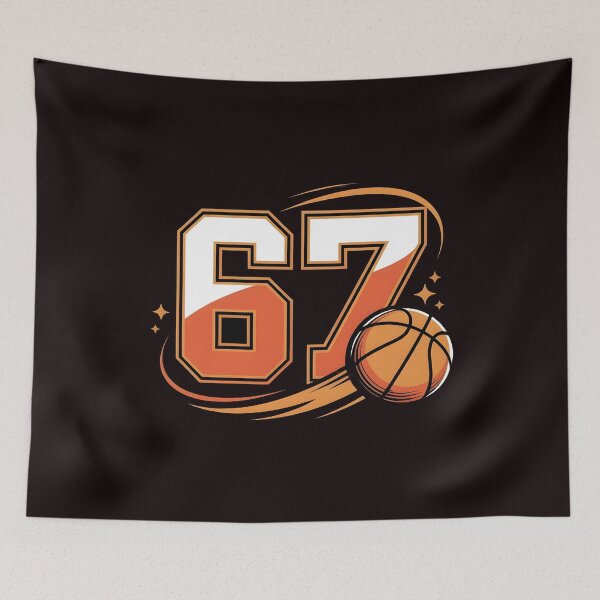Item preview, 67 Basketball Six Seven – Court Side Meme Humor designed and sold by Redgiant87x.