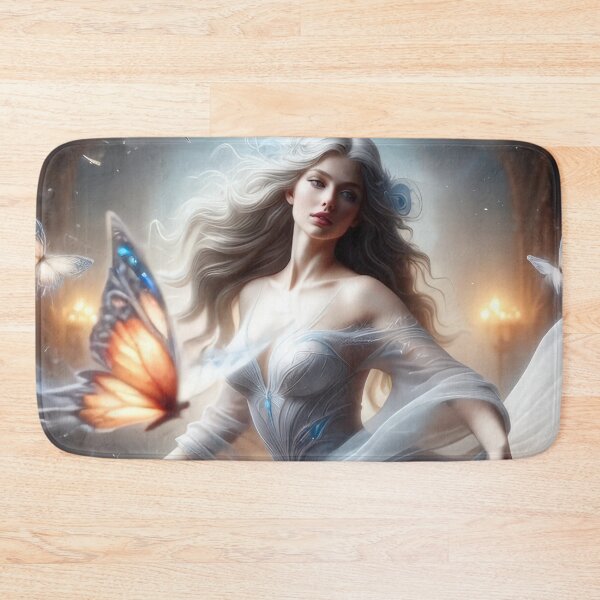 Item preview, Ethereal Woman with Beautiful Butterflies designed and sold by IZiets.