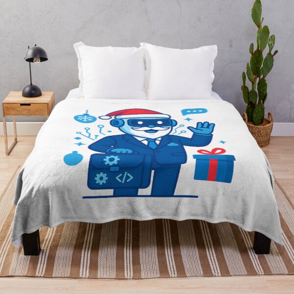 Item preview, AI Businessman Santa Bot Illustration designed and sold by DigiHub Linker.