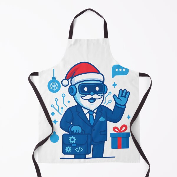 Item preview, AI Businessman Santa Bot Illustration designed and sold by DigiHub Linker.