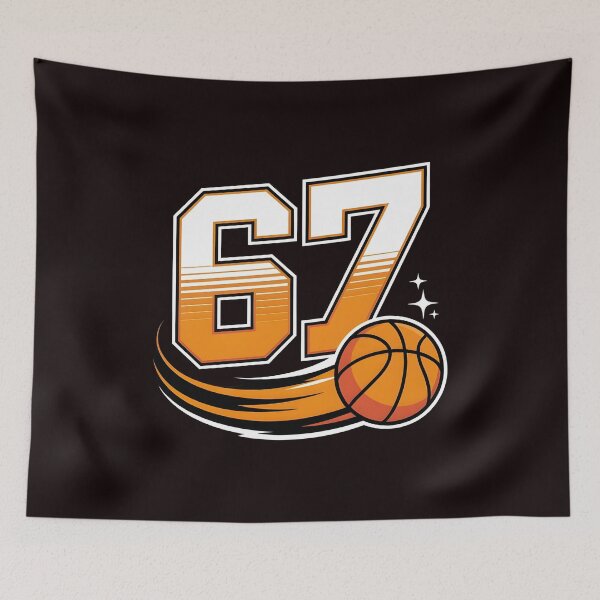 Item preview, 67 Basketball Six Seven – Sports Meme for Basketball Fans designed and sold by Redgiant87x.