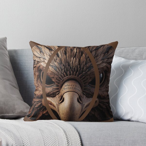 Item preview, Majestic Wood-Carved Eagle – Symbolic Identity and Control designed and sold by SavannaStrikes.