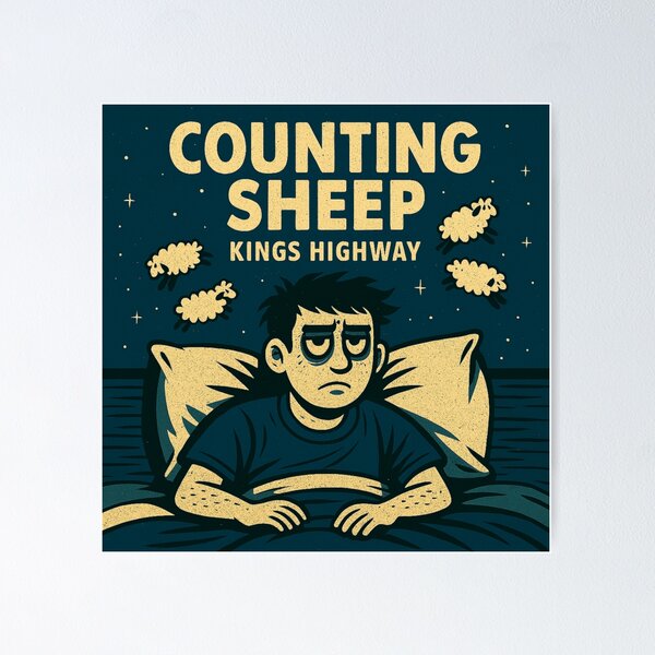 Item preview, “Counting Sheep” by Kings Highway  designed and sold by Rectoryprint.