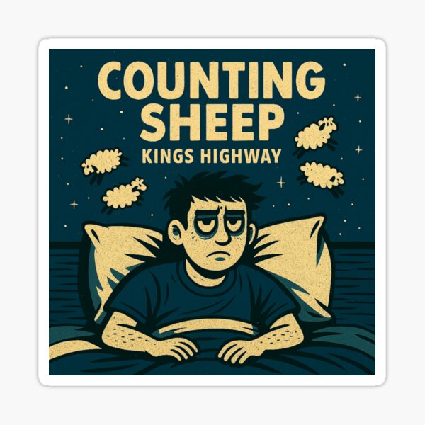 Item preview, “Counting Sheep” by Kings Highway  designed and sold by Rectoryprint.