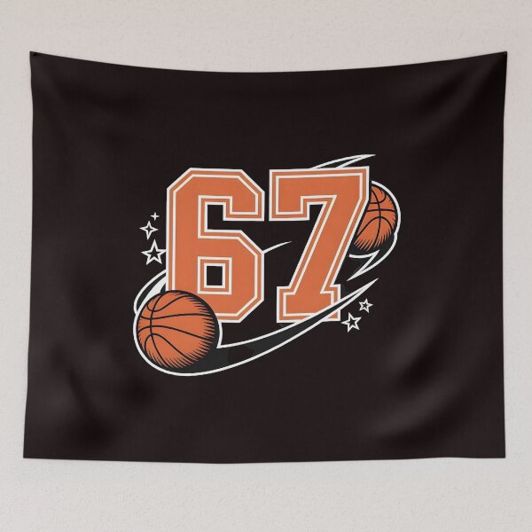 Item preview, 67 Basketball Six Seven – Funny Basketball Meme Design designed and sold by Redgiant87x.