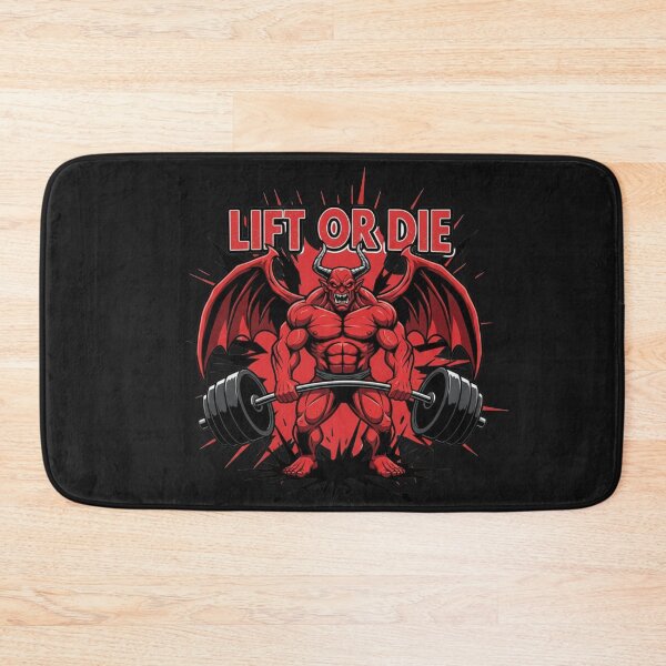 Item preview, Lift or Die – Demon Bodybuilder Deadlifting designed and sold by ReptiWorks.