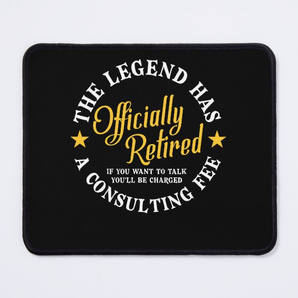 Item preview, The Legend Has Officially Retired Funny Retirement Men designed and sold by TimoErnst.