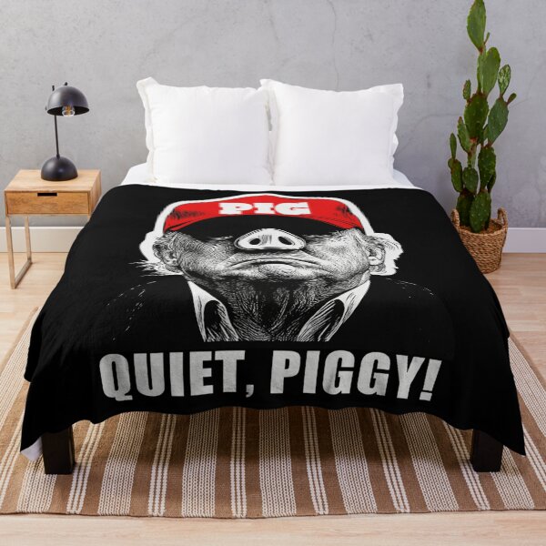 Item preview, Quiet, piggy Anti Trump designed and sold by Miarsabhoul.