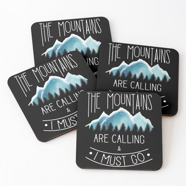 Item preview, The mountains are calling Mountain Hiking and Camping designed and sold by TimoErnst.