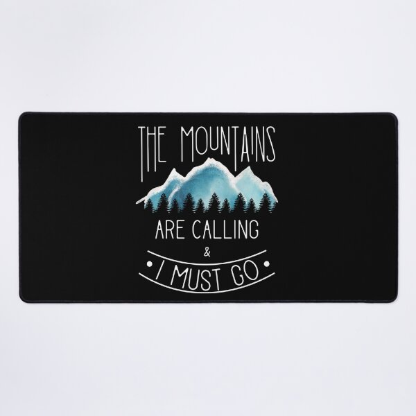 Item preview, The mountains are calling Mountain Hiking and Camping designed and sold by TimoErnst.