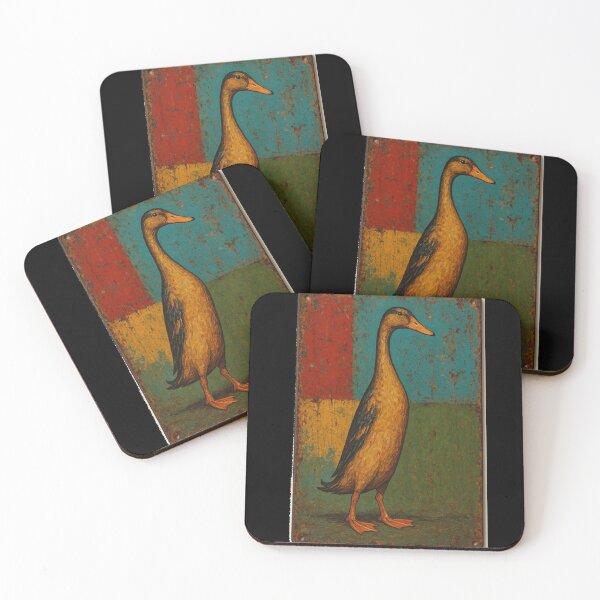 Item preview, Vintage Duck Illustration Indian Runner Bird designed and sold by Galskap.