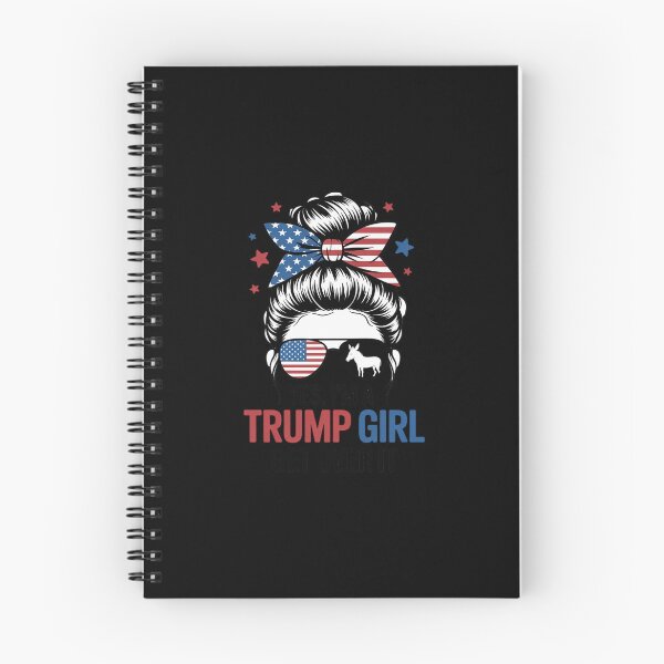 Item preview, Trump Girl Get Over It Messy Bun Trump  designed and sold by RsFilsingerArt.