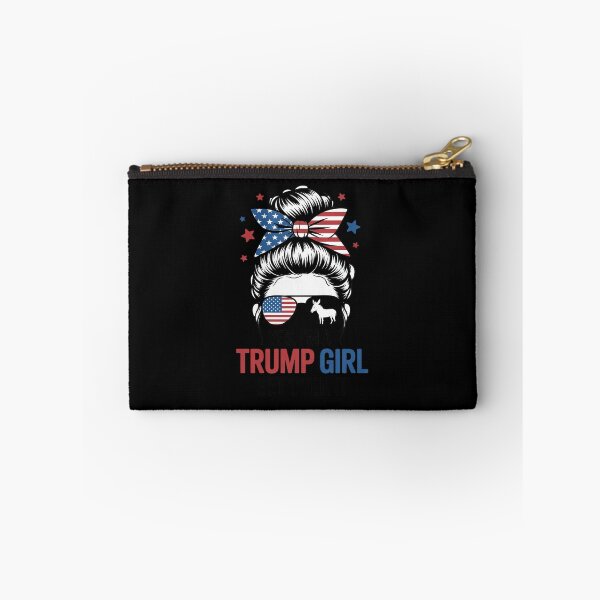 Item preview, Trump Girl Get Over It Messy Bun Trump  designed and sold by RsFilsingerArt.