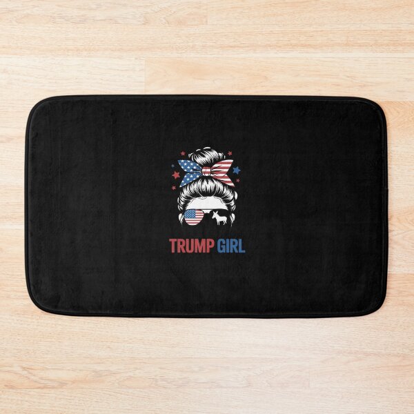 Item preview, Trump Girl Get Over It Messy Bun Trump  designed and sold by RsFilsingerArt.