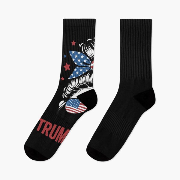 Item preview, Trump Girl Get Over It Messy Bun Trump  designed and sold by RsFilsingerArt.