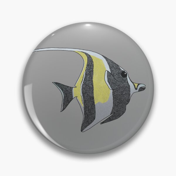 Item preview, Moorish Idol Fish  designed and sold by kerreation.
