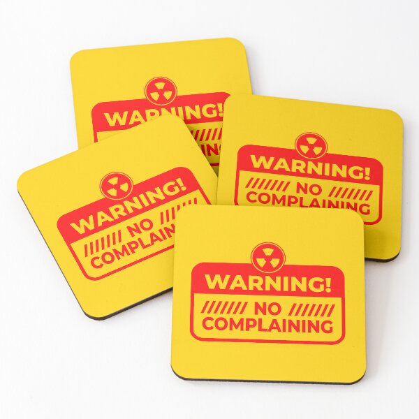 Item preview, Warning: No Complaining Zone designed and sold by Letitgo.guru Swag.