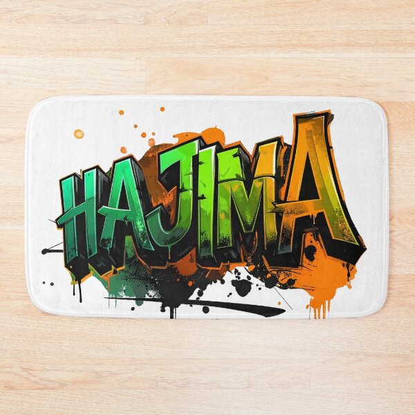 Item preview, Hajima hangul korean, streetstyle graffiti in green and orange - don't do it designed and sold by LiskoDesign.