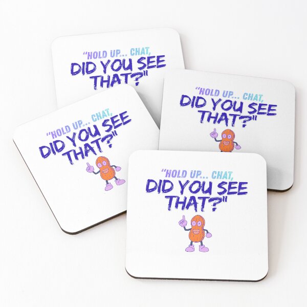 Item preview, Hold Up Chat – Did You See That? purple designed and sold by SloganSauce.