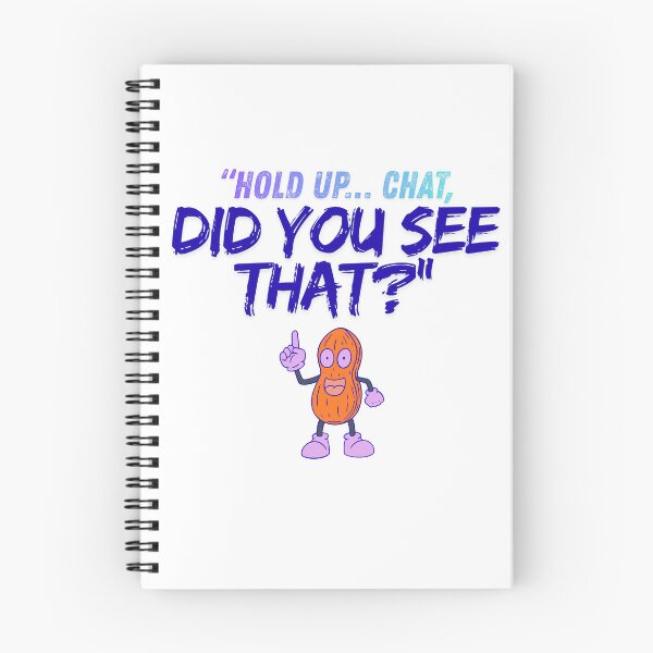 Item preview, Hold Up Chat – Did You See That? purple designed and sold by SloganSauce.